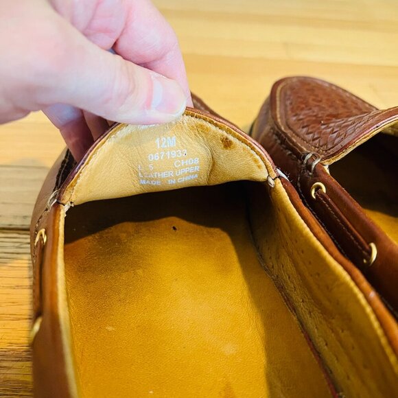 Sperry Gold Cup ASV Basket Woven Leather Loafer Men's 12 M - Picture 14 of 16